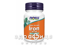 Now залізо 36мг бісгліцинат капс №30
