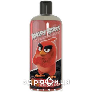 Angry birds (Энгри Бердс) гель д/душа энергетик (имбирный чай с корицей) 250мл