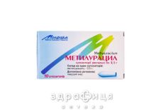 Метилурацил суп 0,5г №10 Препарат для сечостатевої системи