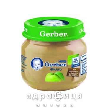 Gerber (Гербер) пюре яблоко с 6 мес 80г 1227126