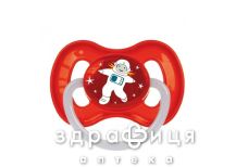Canpol пустышка латекс круглая 0-6мес 23/221 красн