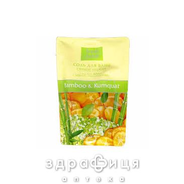 Fresh juice (Фреш джус) соль д/ванн bamboo&amp;kumquat дой-пак 200мл