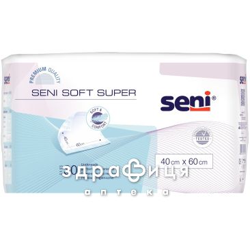 Пеленки SENI (Сени) soft super 40смх60см №30