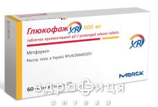 Глюкофаж xr пролонг 500мг №60