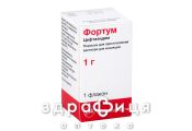 Фортум пор д/ин 1г №1 антибиотики