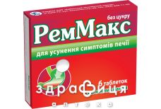 Реммакс таб №6 таблетки від гастриту