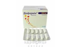 Диаформин таб 850мг №60 препарат от диабета