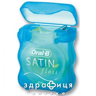 Зубная нить Oral (Орел)-b satin floss 25м
