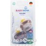 Baby nova 233602/2 пустушка латекс круг малюн та кільцем дівчинка №2