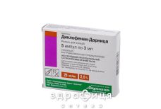 Диклофенак-Здоровье р-р д/ин 2,5% 3мл №5 нестероидный противовоспалительный препарат
