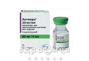 Актемра конц д/р-ну д/інф 20мг/мл (80мг) 4мл №1 Протипухлинний препарати