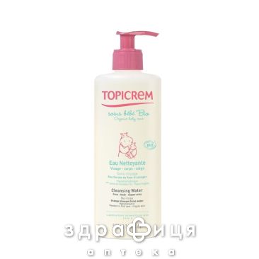 Topicrem soins bebe вода очищ не треб смыв 500мл