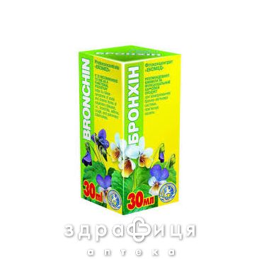 Бронхин кап 30мл відхаркувальні засоби, сиропи, таблетки