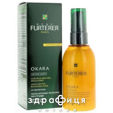 RENE FURTERER (Рене Фюртерер) окара люмьер нектар-флюид д/окраш волос 100мл шампунь для окрашенных волос