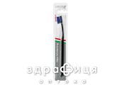 Зубная щетка brillante new whitening black&blue средняя