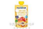 Дитяче харчування Hame пюре яблуко/абрикос пауч 120г