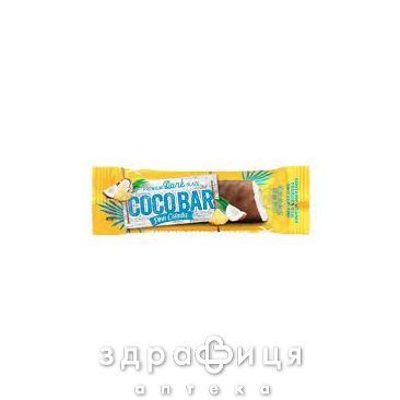 Сoco bar батончик витаминный шокол глазури pina colada 40г