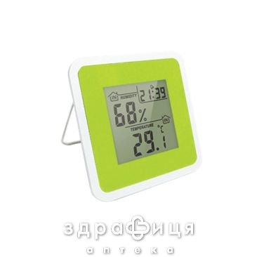 Термогiгрометр цифровий з годинником т-07