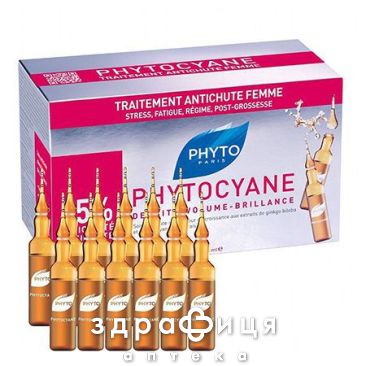 Phyto (Фито) фитоциан средство от выпад волос №12 р115