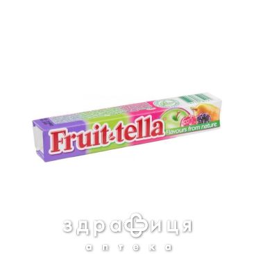 Fruit tella цукерки жув садові фрукти (веган) 41г