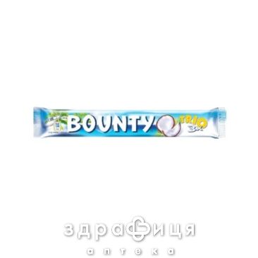 Батончик bounty трио 85г