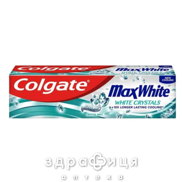 З/п colgate max white crystals 75мл