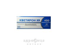КВЕТИРОН XR 400 ТАБ 400МГ №60 для нервової системи