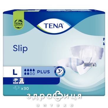 Подгузники д/взр TENA (Тена) slip plus large 92-144кг №30