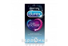 Презервативы Durex (Дюрекс) dual extaze №12