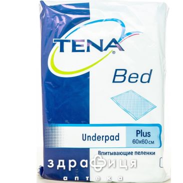 Пеленки TENA (Тена) bed underpad plus 60смх90см №30