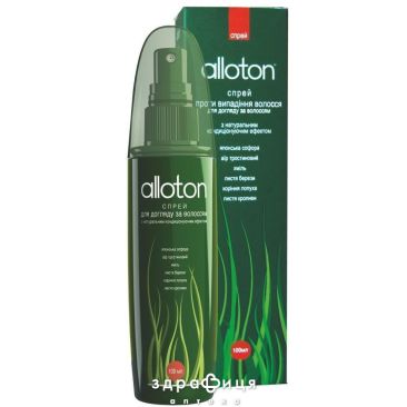 Alloton (Аллотон) интенсив термалис спрей п/выпадения волос 100мл шампунь для сухих волос