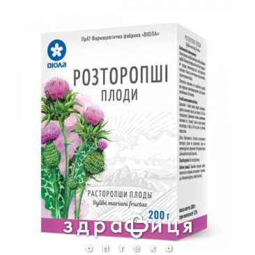 Розторопшi плоди 200г гепатопротектор