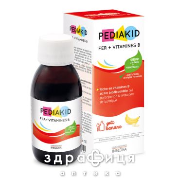 БАД PEDIAKID ФЕР+ВИТ В Д/ИММУН/СНЯТ УСТАЛ  ПИТ 125МЛ
