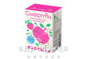 Дит/харч смартік нектар яблучно/полуничний з м'якоттю та цукром гомоген стерил 200мл