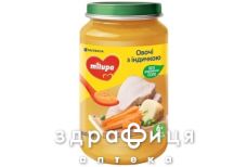 Milupa (Милупа) пюре овощ индейка с 4мес 200г