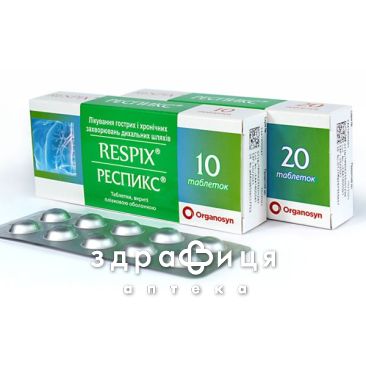 Респикс таб п/о №10 лекарства от простуды