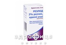 РЕЗЛОД КАП ГЛАЗ 2% 5МЛ