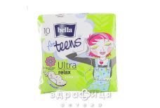Прокладки bella teens ultra relax extra soft deo green tea  №10 Гигиенические прокладки