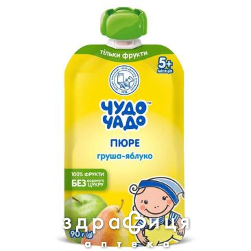 ДИТ/ХАРЧ ЧУДО-ЧАДО ПЮРЕ ГРУША/ЯБЛУКО 90Г