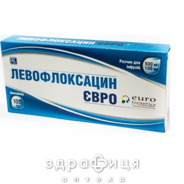 ЛЕВОФЛОКСАЦИН ЕВРО Р-Р Д/ИНФ 500МГ/100МЛ 100МЛ /N/ антибиотики