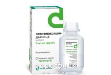Левофлоксацин-Дарница р-р д/инф 5мг/мл 100мл №1 антибиотики