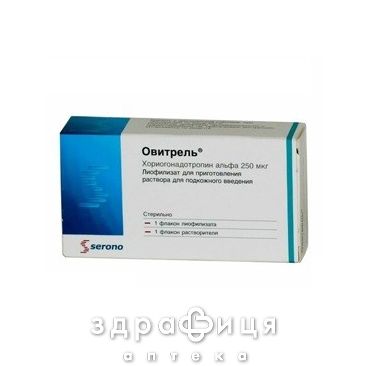 Овитрел розчин д/ін 250мкг/0,5мл шприц 0,5мл №1 гормональний препарат