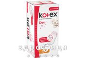 Прокладки kotex щоден normal deo №56 Щоденні прокладки