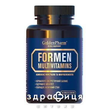 Мультівітаміни для чоловіків таб №60 мультивітаміни