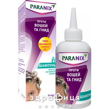 Паранiкс шампунь протипедикульозний 100мл від паразитів