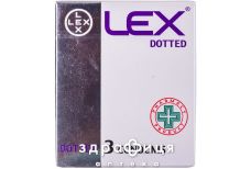 Презервативы Lex (Лекс) dotted №3