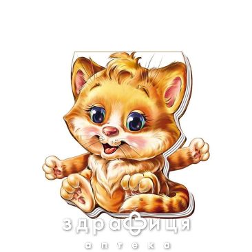 Книга забавные лапки котенок (рус) Детская игрушка