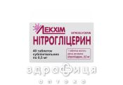 НИТРОГЛИЦЕРИН ТАБ СУБЛИНГВАЛ 0.0005Г №40 Z/ /N/ | лекарство от сердца