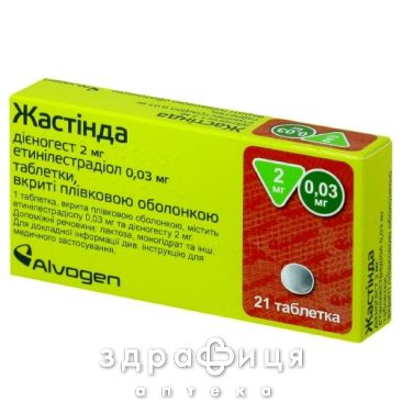 Жастiнда таб в/о №21 протизаплідні препарати