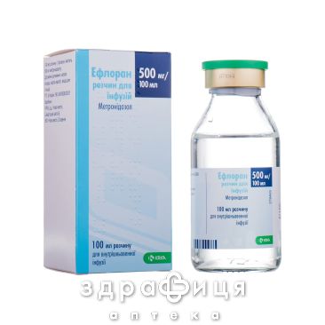 Ефлоран р-н iнф. 500 мг фл. 100 мл №1 антибіотики